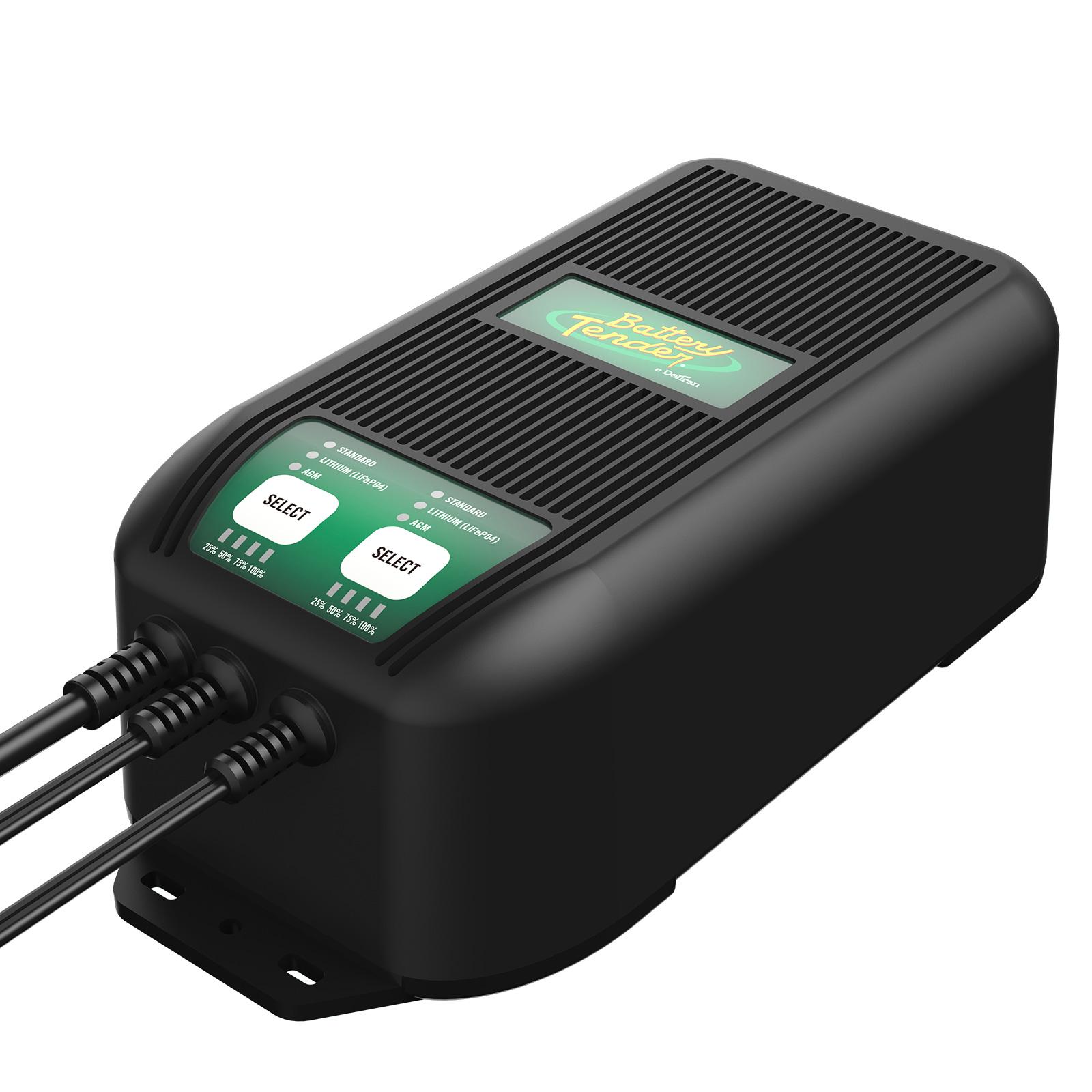 Battery Tender 4 Bank Multibank Charger - 5 AMP (1.25 AMPs