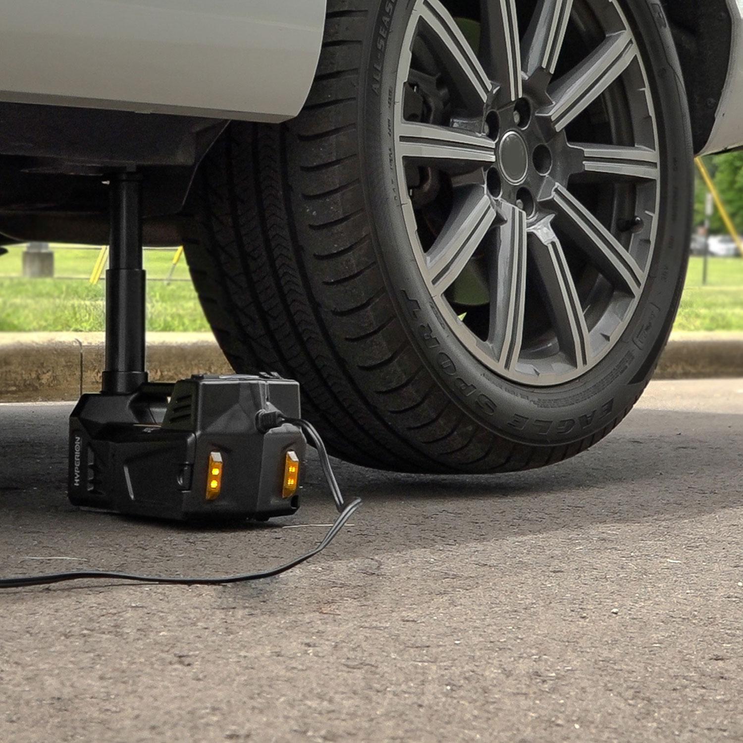 Hyperion Portable Tire Inflator - 100 PSI Air Compressor For Cars, Bikes & Inflatables